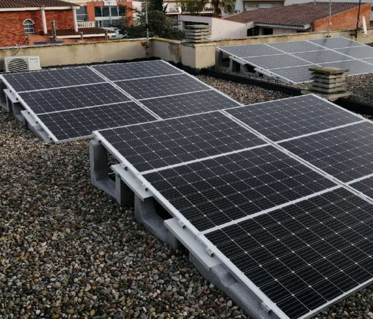 Système de montage Sun Ballast Voile à 11° – Toiture plate