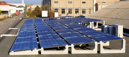 Système de montage Sun Ballast Voile à 11° – Toiture plate