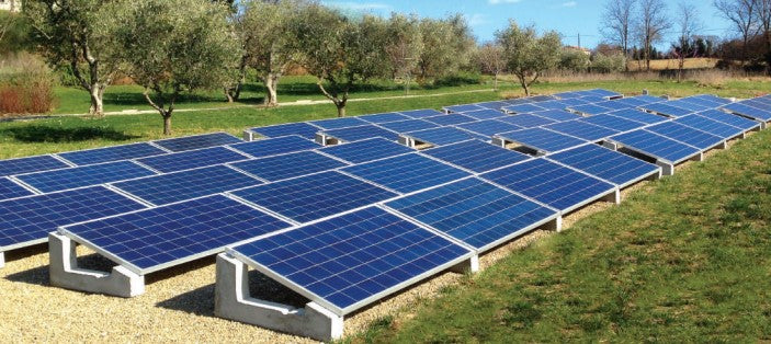 Système de montage Sun Ballast Lest pour Toiture plate ou sol de 15, 20 et 30°