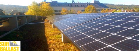 Système de montage Sun Ballast Lest pour Toiture plate ou sol de 15, 20 et 30°